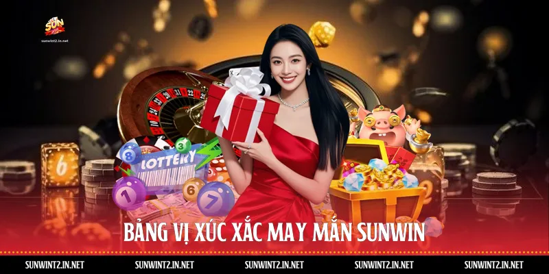 Bảng vị xúc xắc may mắn Sunwin
