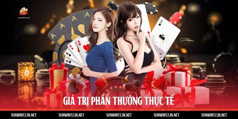 Giá trị phần thưởng thực tế