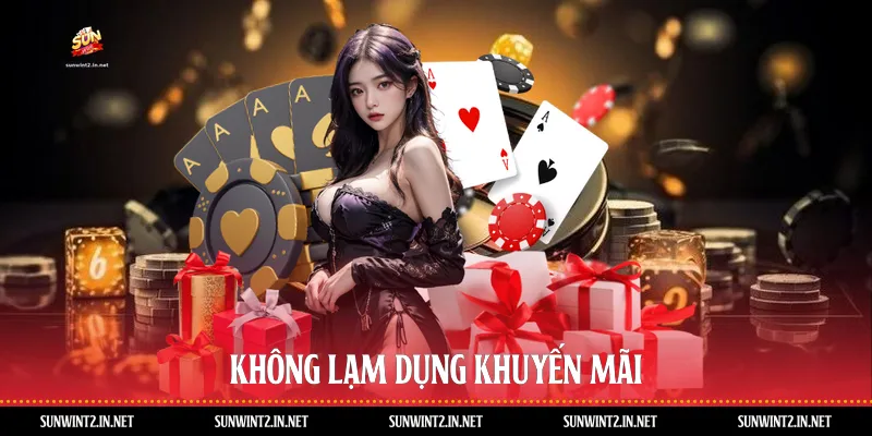 Không lạm dụng khuyến mãi